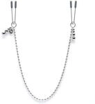Fifty Shades of Grey Darker At My Mercy Silberne Nippelspangen mit Kugeln und Kette