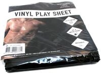 Nanma Bettlaken Vinyl schwarz 158x227 cm