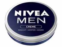Nivea Men Creme im 5er Pack (5 x 30 ml), Hautcreme für Gesicht, Körper & Hände,
