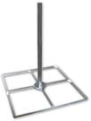 MEGASAT Balkonst&auml;nder Mast 1m Betonplatte 4x50 110098