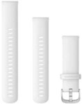Garmin Schnellwechsel-Armband 18 mm, Silikon, Wei&szlig; | Original Zubeh&ouml;r passend f&uuml;r