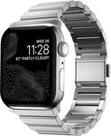 NOMAD Strap Stainless Steel V2 | robustes 42/44/45/49 mm Apple-Watch-Armband | aus