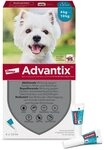 Advantix Spot On Hund 4-10 kg, 4 Monate Zeckenschutz & Flohschutz, wehrt M&uuml;cken &