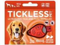 Tickless Pet - Ultraschallgerät gegen Zecken und Flöhe für Haustiere - Orange