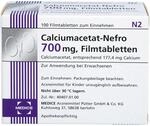 CALCIUMACETAT NEFRO 700 mg Filmtabletten 100 St