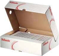 Esselte Standard Archiv-Schachtel, 80 mm R&uuml;ckenbreite, Aktenkarton A4, Boxen