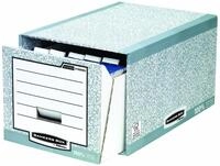 Fellowes R-Kive System Schubladenarchiv A4, 5 St&uuml;ck, wei&szlig;/grau