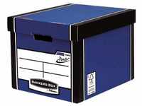 BANKERS BOX Premium Archivbox hoch, in 1 Sekunde aufgebaut dank Presto-System, extrem