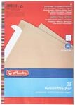 Herlitz Versandtasche C4 90 g Haftklebend, Recyclingpapier, blauer Engel, 25-er