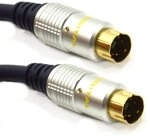 kenable S-Video Kabel 4-polig Mini-DIN Stecker vergoldet OFC Vollabschirmung...