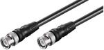 goobay BNC Kabel 2m, RG59 Koaxialkabel mit 75 Ohm, Videokabel mit BNC Stecker f&uuml;r