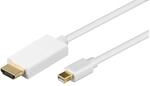 goobay miniDisplayPort > HDMI&trade; cable, white, 2 m - miniDisplayport