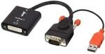 LINDY 38184 VGA auf DVI-D Konverter, schwarz/orange