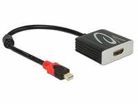 DeLock Adapterkabel Mini Displayport 1.2 Stecker > HDMI 2.0 Buchse Schwarz 4K...