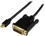 StarTech MDP2DVIMM6BS DVI Adapter (mini-DisplayPort auf DVI, Stecker auf Stecker, 1,8