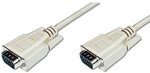 DIGITUS VGA Monitor Anschlusskabel - HD 15 St/St - 1.8m - 3CF - Beige
