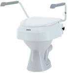Invacare Aquatec 900 Toilettensitzerh&ouml;hung mit Armlehnen, erh&ouml;hte Toilettensitze