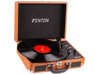 Fenton RP115F Koffer Plattenspieler Bluetooth Plattenspieler mit Lautsprecher,...
