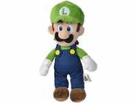 Simba 109231011 - Super Mario Luigi Plüschfigur, 30cm, kuschelweich, Nintendo,