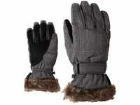 Ziener Damen KIM lady glove Ski-handschuhe / Wintersport |warm, atmungsaktiv, grau