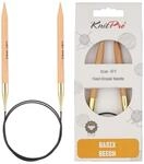 KnitPro Basix Beech Rundnadeln 40" (100cm) | 8mm