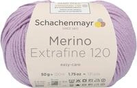 Schachenmayr Merino Extrafine 120 9807552-00145 flieder Handstrickgarn, Schurwolle