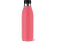 Emsa N31104 Bludrop Color Trinkflasche | 0,5 Liter | 100 % dicht | Quick-Press