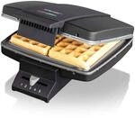 Cloer 1440 Br&uuml;sseler Waffeleisen f&uuml;r 2 Belgische Waffeln 9 x 15,5 cm,