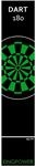 Kingpower Dart Darts Teppich Dartteppich Dartmatte 290x60 cm Steeldart Dartpfeile