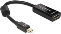 Delock DisplayPort Mini Adapter (19-Polig, HDMI, 0, 18 m) Schwarz