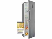 Exquisit Vollraumkühlschrank KS360-V-HE-040E inoxlook | Kühlschrank ohne