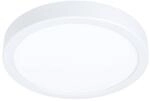 EGLO LED Deckenleuchte Fueva 5, &Oslash; 21 cm, 1 flammige Aufbauleuchte aus Stahl und