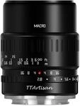 TTArtisan 40mm F2.8 APS-C Macro Lens for Insects Jewelry Portrait Still-Life