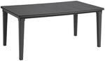 JARDIN 206978 Lofttisch Futura, 165 x 95 cm, Vollkunststoff graphit