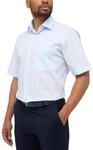 ETERNA Langarm Hemd COMFORT FIT Pinpoint unifarben mit Classic Kent Kragen- Gr. 41