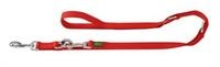 HUNTER Verstellbare Hundef&uuml;hrleine EXTRA LONG, Farbe: rot, 4-fach verstellbar, extra