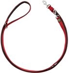 HUNTER Verstellbare F&uuml;hrleine NEOPREN, Farbe: rot/schwarz, strapazierf&auml;higes Nylon,