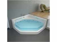 HOME DELUXE - Whirlpool Badewanne - PACIFICO weiß mit Lichtherapie und Massage...