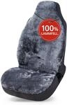WALSER Autositzbezug Lammfell Lammfellbezug Zoya Autoschonbezug Lammfell anthrazit