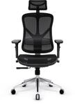 Diablo V-Basic Ergonomischer B&uuml;rostuhl Schreibtischstuhl mit Lendenst&uuml;tze 