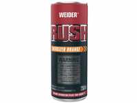 Weider RUSH Ready-to-Drink Pre-Workout Booster, Energized Orange, 250 ml x 24, mit