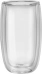 Zwilling Sorrento Doppelwandige Latte-Macchiato-Gl&auml;ser, 2x350 ml, Borosilikatglas,