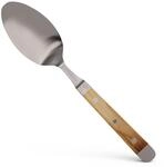 G&Uuml;DE Solingen - Tafell&ouml;ffel geschmiedet, 9 cm, Olivenholz, ALPHA OLIVE,