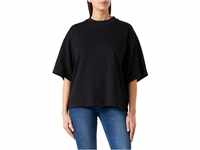 Urban Classics Damen Ladies Organic Heavy Tee T-Shirt, Black, XL
