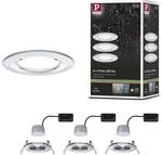 Paulmann 93499 LED Einbauleuchte 3-Step-Dim Nova Coin Basisset starr IP44 rund 78 mm