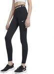 Nike M&auml;dchen Pro Tights Hose Schwarz XS (122-128)