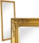 LC Home Wandspiegel Barock Gold ca. 200 x 100 cm Antik-Stil m. Facettenschliff XL