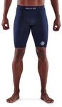 Skins Herren Series-1 Compression Half Tights/Shorts Kompressionshose, Marineblau,