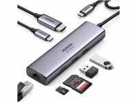 UGREEN Revodok USB C Hub 7 in 1 USB C Adapter 4K 60Hz HDMI, Ethernet, PD 100W, SD &