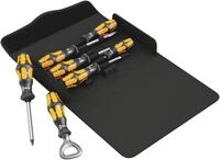 Wera '05137812001 Kraftform 900/7 Set 2 Schraubmei&szlig;el-Satz, 7-teilig